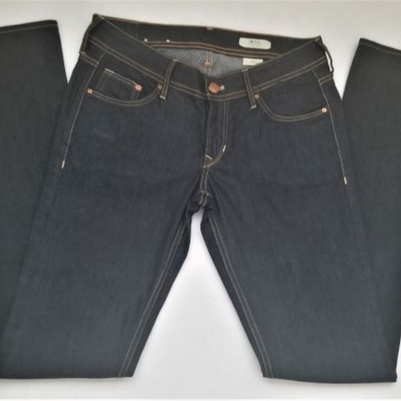 20% OFF - H&M Dark Indigo Straight Leg Jeans, 27 - Picture 3 of 8